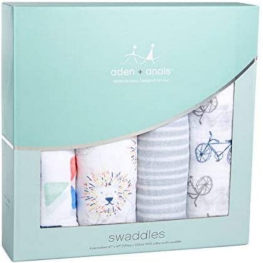 aden + anais Swaddle Blanket, Leader of The Pack